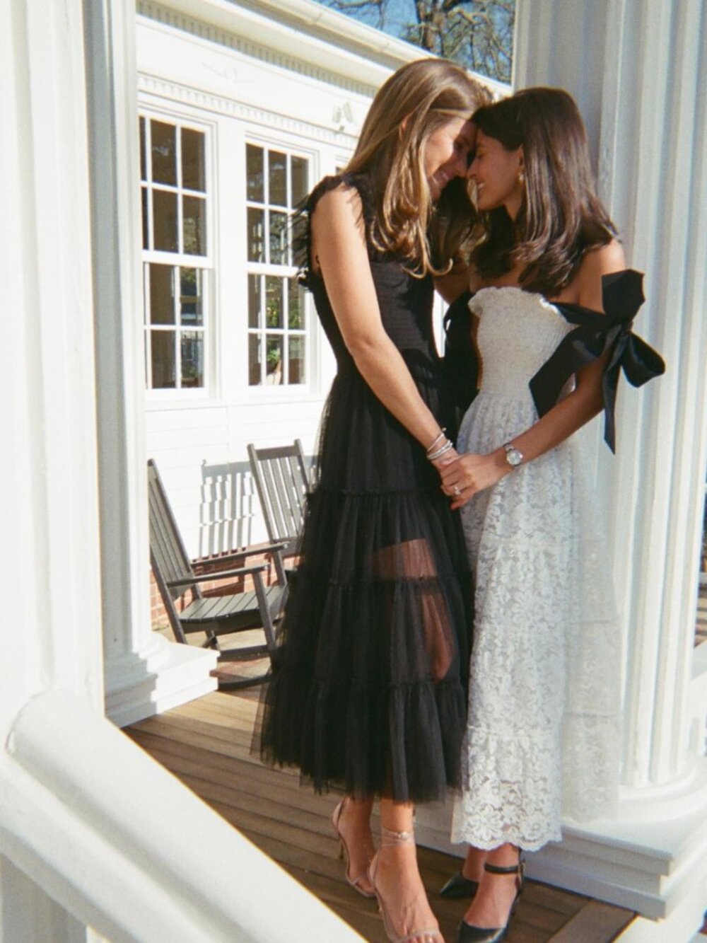 Hill House Home Collection The Ribbon Ellie Nap Dress in White Lace XS
